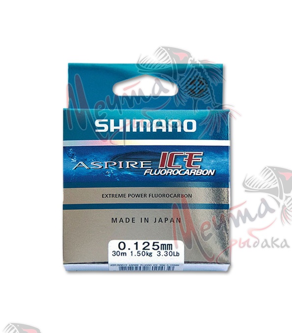 Леска "SHIMANO" Aspire Fluo Ice d-0.255, 30 м.