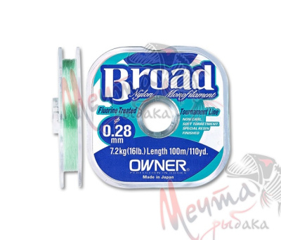 Леска "OWNER" Broad 25 м #0.20